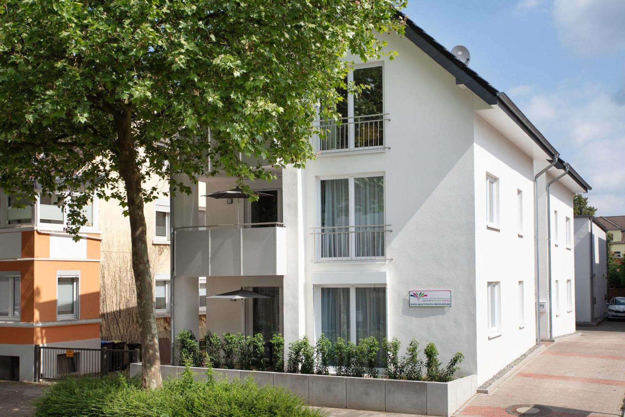 Apartmenthaus Am Kaiser-Wilhelm-Park Detmold Exterior foto